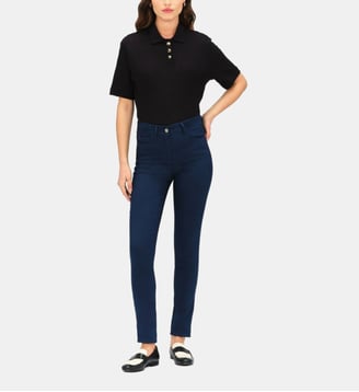 Pantalon joss b - Motif uni - Coupe slim - Caroll - Bleu marine
