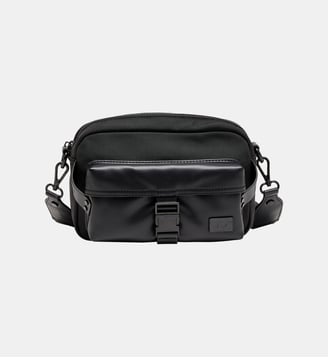 Multi-Pkts - Sac bandoulière en nylon avec poche à rabat - Diesel - Noir