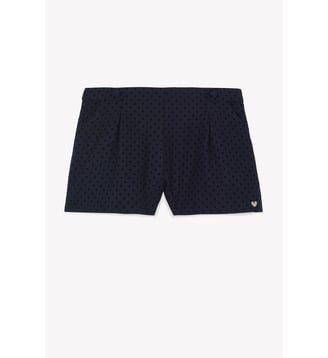 Short -  laine motif pois - Tartine Et Chocolat - Marine