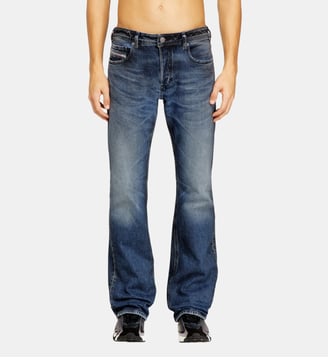 Bootcut Jeans Low Waist 2007 Zatiny - Diesel - Bleu moyen