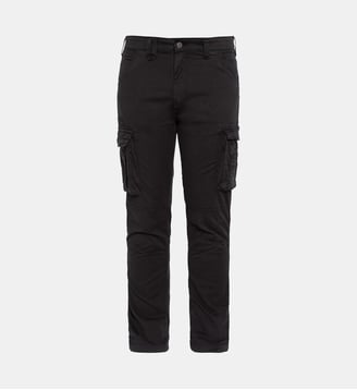 Pantalon cargo coton - Schott - Noir