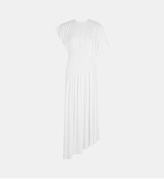 Robe longue en jersey - Rabanne - Ivoire