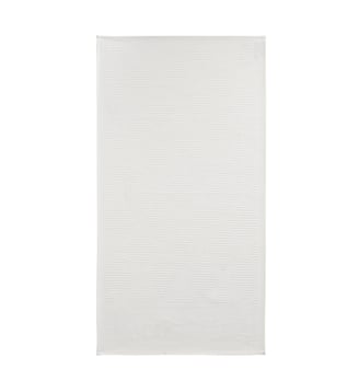 Drap de douche Pois de senteur - Le Jacquard Francais - Blanc