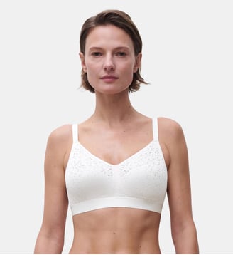 Soutien-gorge sans armature maintien maille douce - Chantelle - Blanc