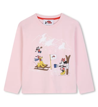 Tee-shirt manches longues - Marc Jacobs Kids - Rosée