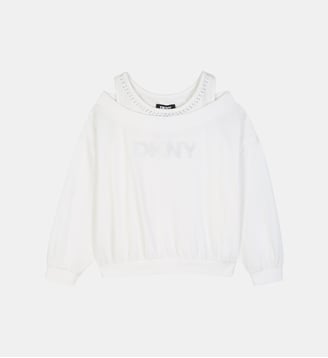 Tee-shirt 2 en 1 - DKNY - Off white