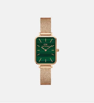 Montre Quadro Vert DW00100437 - Daniel Wellington - Doré rosé