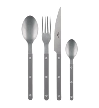 Ménagère 24 pièces, Bistrot Vintage - Sabre - Gris