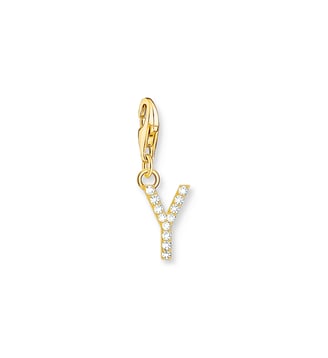 Pendentif Charm lettre Y plaqué or - Thomas Sabo - Or