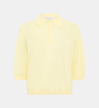 Polo en maille fine - LAIKA - Gerard Darel - Jaune