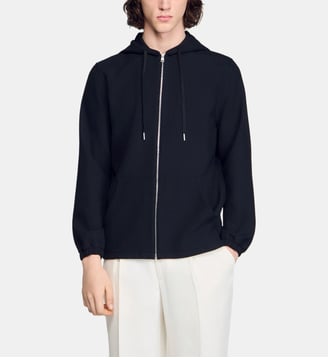 Chemise à capuche - Sandro - Noir