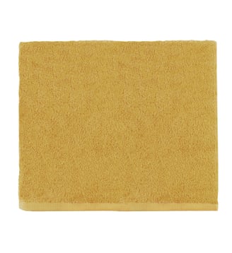 Drap de douche uni en coton, 530 gr/m², AQUA - Essix - Jaune safran