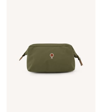 Trousse de toilette tissu WASHBAG - Faguo - Vert olive foncé