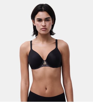 Soutien-gorge mémoire de forme très emboîtant - Chantelle - Noir