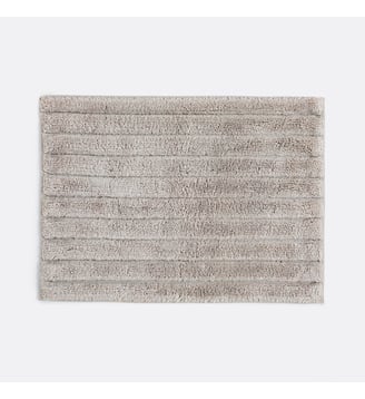 Tapis de bain tufté 1100g/m2 en coton recyclé - La Redoute Interieurs - Beige naturel