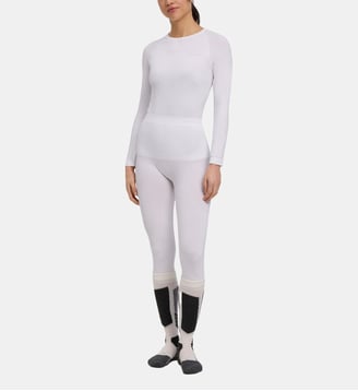 3/4 Legging Fibre artificielle - Falke - Blanc