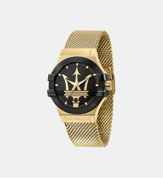 Montre Potenza Noir R8853108006 - Maserati - Doré