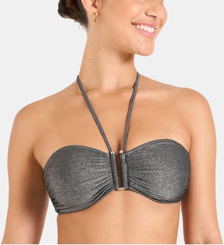 Haut de maillot bandeau Fedya - Livia - Noir