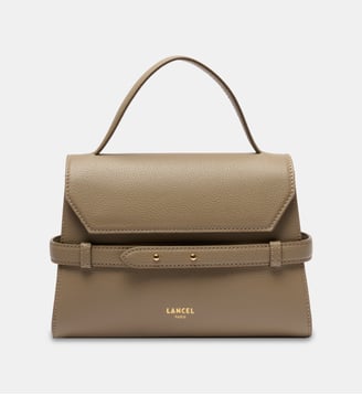 Sac à main Faubourg en cuir signature - Lancel - Beige