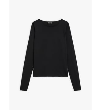 t-shirt en coton - Agnès b. - Noir