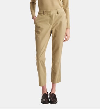 Pantalon Audrey en coton - Ines de la Fressange Paris - Beige