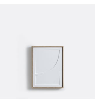 Tableau 30 x 40 cm - La Redoute Interieurs - Blanc