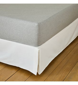 Protège matelas 2 en 1 imperméable Gris - Dunlopillo - Gris clair