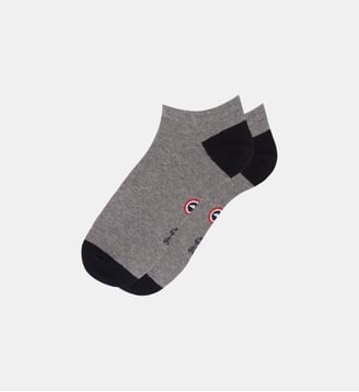 Socquettes gris et noires - Le Slip Francais - Gris