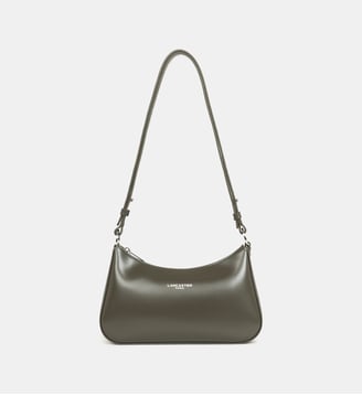 Sac trotteur Suave Ace en cuir - Lancaster - Kaki foncé
