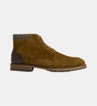 Bottines Roanne en daim-Tabac-45 - FR - Le Formier - Marron