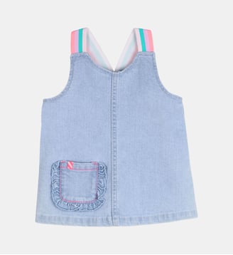 Robe en denim - Billieblush - Bleu délavé