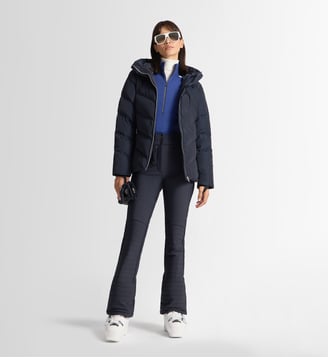 Veste de ski delphine col montant coupe ajustée - Fusalp - Bleu foncé