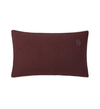 Housse de coussin en lin - Boss Home - Moka
