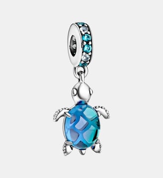 Charm Pendant Tortue de Mer en Verre de Murano - Pandora - Argenté