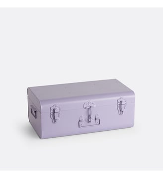 Cantine malle en métal acier - La Redoute Interieurs - Mauve