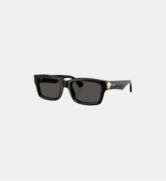 Lunettes de soleil Rectangulaire BE4443 - Burberry - Noir