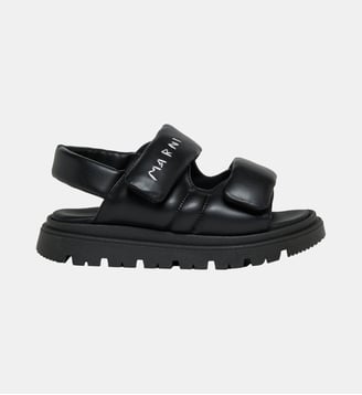 Sandales sporty avec logo - Marni - Noir