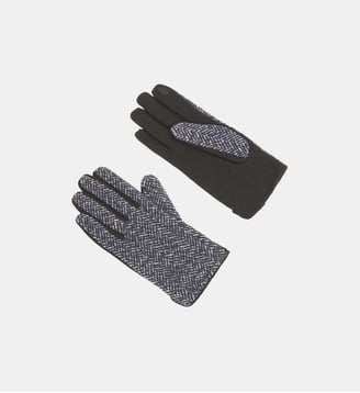Gants nevona - Polyester recycle - Caroll - Bleu marine