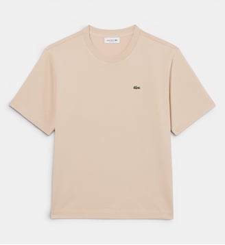 TEE-SHIRTS COL ROND FEMME ADULTE MAILLE:Generic - Lacoste - Beige