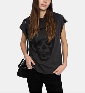 Débardeur Cloe - Zadig&Voltaire - Gris carbone