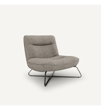 Fauteuil toile en lin - AM.PM - Gris