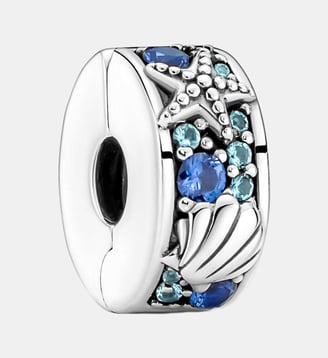 Charm Clip Étoile de Mer Tropicale & Coquillage - Pandora - Argenté