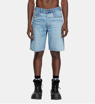 Short en denim - Diesel - Bleu clair