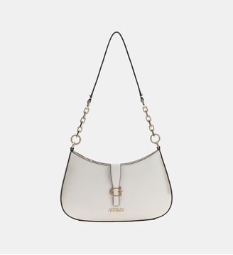 Sac porté épaule Carrie - Guess - Blanc