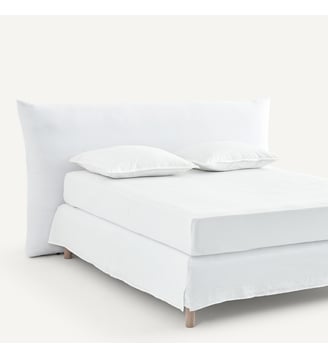 Tête de lit à housser, hauteur 119 cm - AM.PM - Blanc
