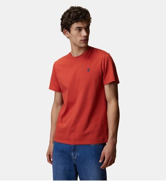 T-shirt en maille - Faguo - Brique