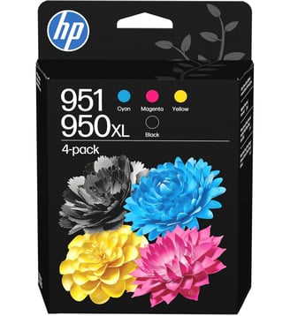 Cartouche d'encre 950XL Noir/951XL 3 Couleurs - HP - Noir