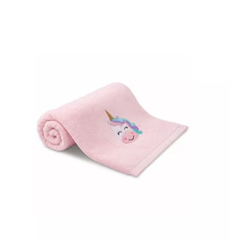 Serviette eponge pur coton - Garnier Thiebaut - Rose