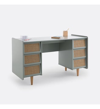 Bureau double caisson 6 tiroirs La Redoute Interieurs