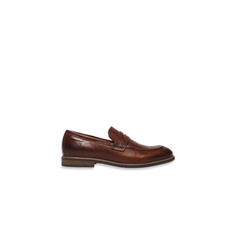 Moccassins Slip on en cuir Portobello - Rodd & Gunn - Cognac